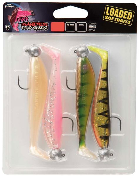 Fox Rage Zander Pro Loaded Ultra UV Mixed Colour Packs