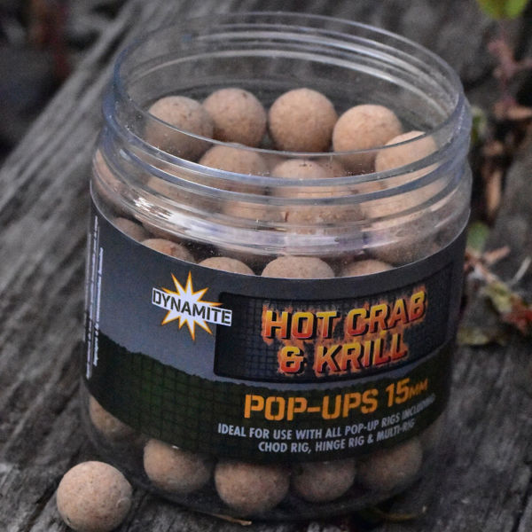 Dynamite Baits Hot Crab and Krill Food Bait Pop Ups