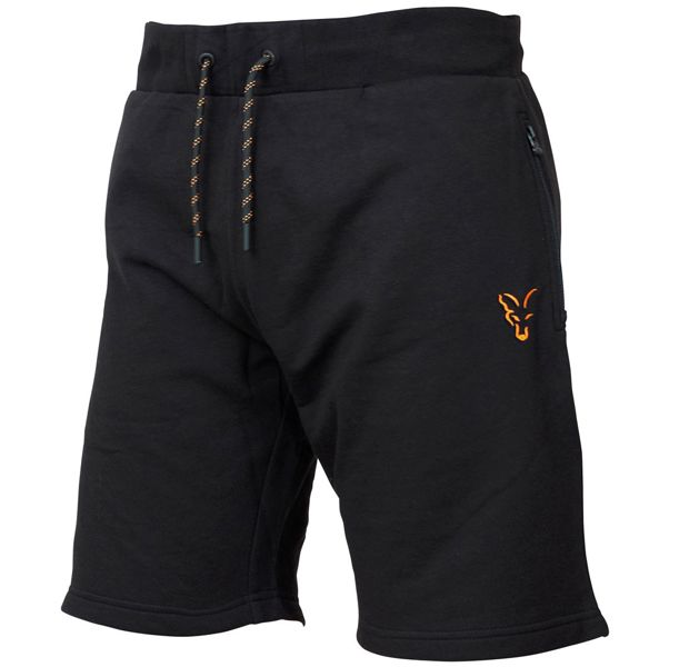 Fox Collection Black/Orange Lightweight Jogger Shorts