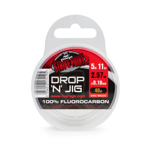 Fox Rage Strike Point Drop 'N' Jig Fluorocarbon Line