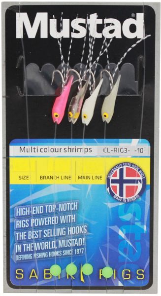 Mustad Multi Colour Shrimps