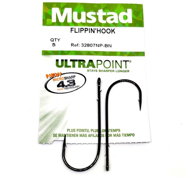 Mustad 32807NP-BN Bass Baitholder Hooks