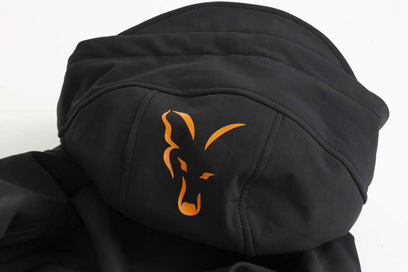 Fox Collection Black/Orange Softshell Hoody