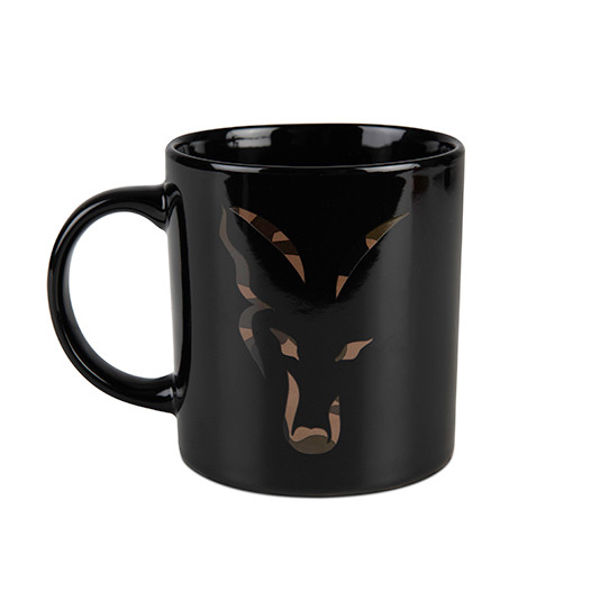 Fox Black & Camo Head Ceramic Mug