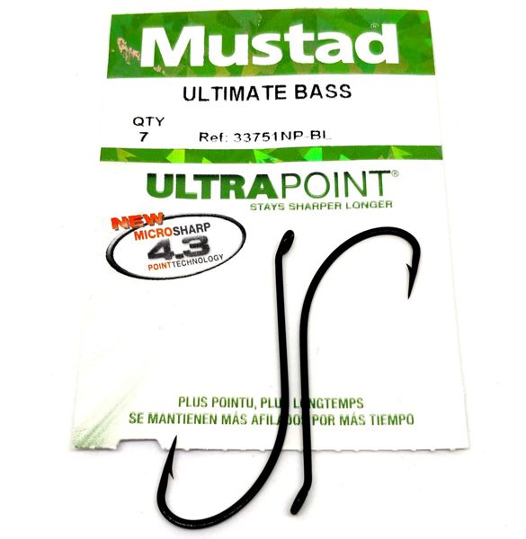 Mustad 33751NP-BL Ultimate Bass