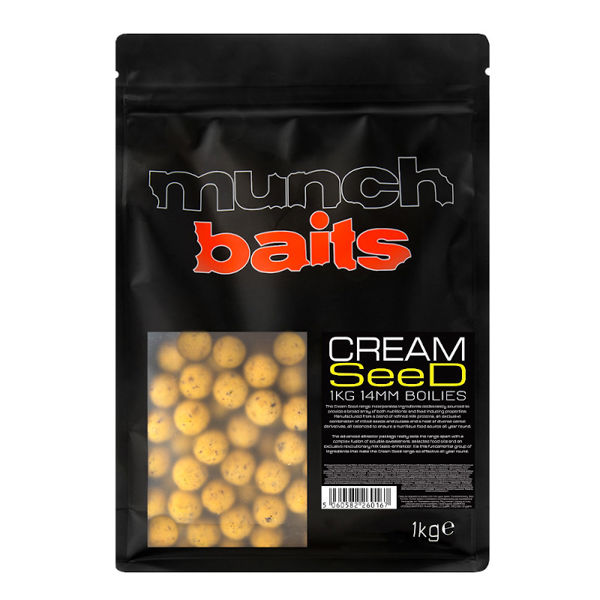 Munch Baits Cream Seed Boilies