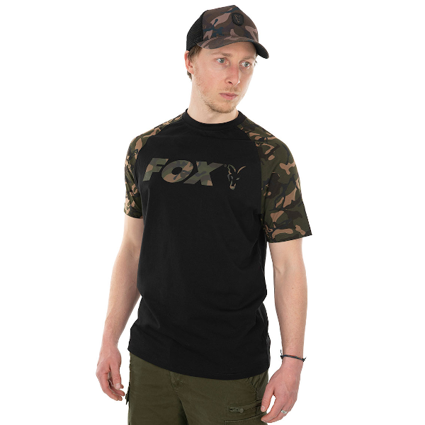 Fox Black/Camo Raglan T-Shirt