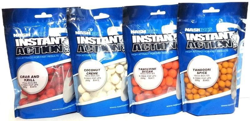 Nash Instant Action Boilies (Buy Two Get One Free)