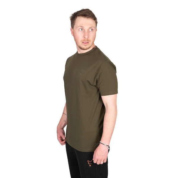 Fox Khaki Large Print T Shirt