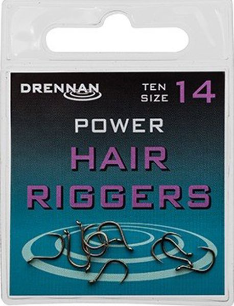 Drennan Hair Riggers Power Barbless Eyed Hooks