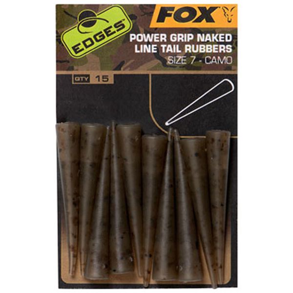 Fox Edges Camo Power Grip Naked Line Tail Rubbers