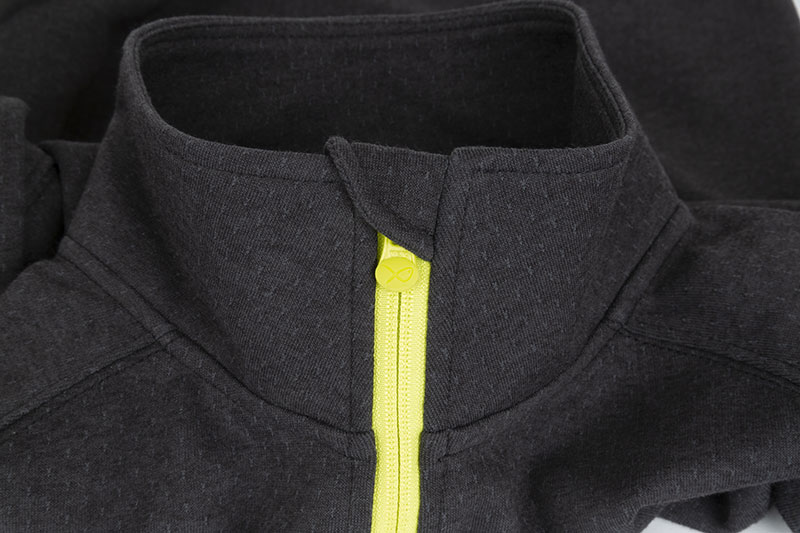 Matrix Minimal Black/Marl Quarter Zip Pullovers