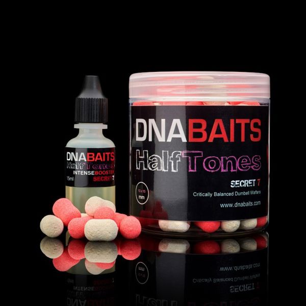 DNA Baits Small Flouro Half Tones Dumbell Watfers 10 x 15mm