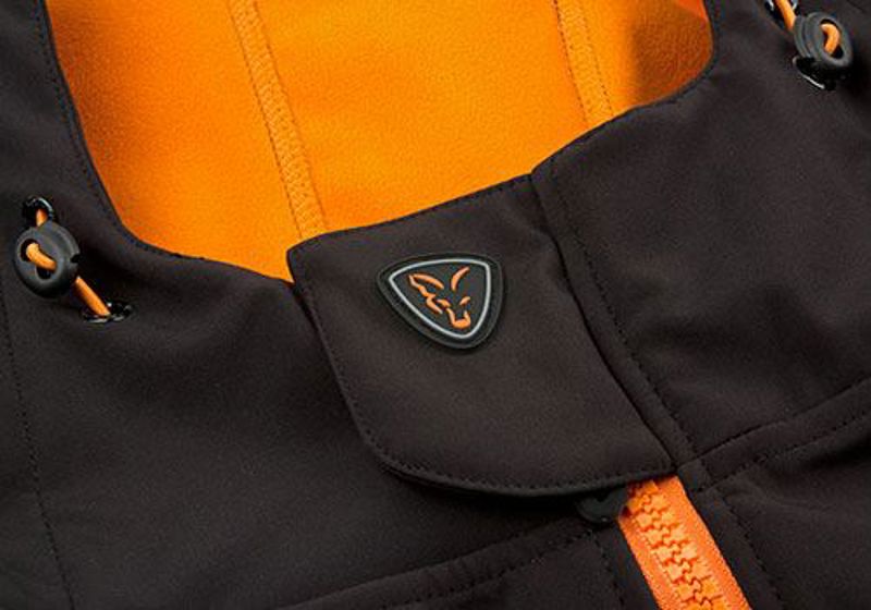 Fox Black/Orange Softshell Hoodies