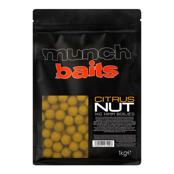 Munch Baits Citrus Nut Boilies 14mm