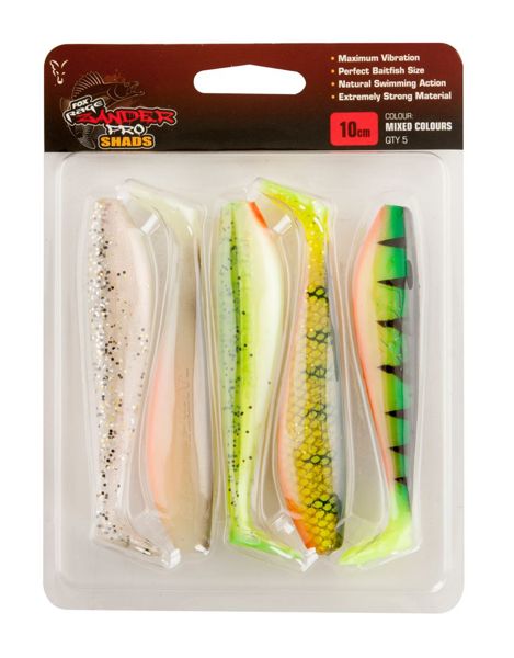 Fox Rage Zander Pro Shads Mixed Colour Packs