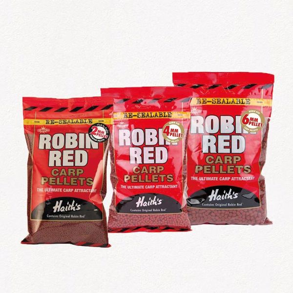 Dynamite Baits Robin Red Pellets Pre-Drilled 900g 