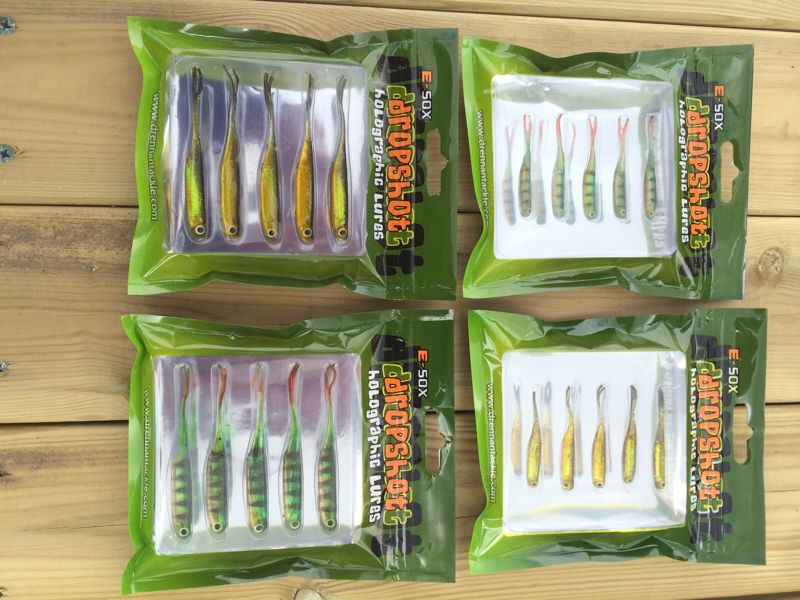 Drennan E-SOX Dropshot Holographic Lures