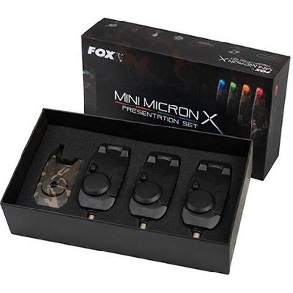 Fox Mini Micron X Camo Bite Alarm Sets