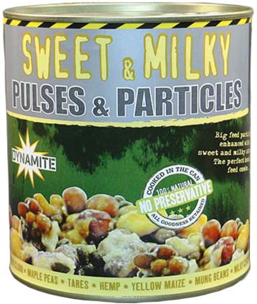 Dynamite Baits Frenzied Sweet & Milky Pulses & Particles Tin