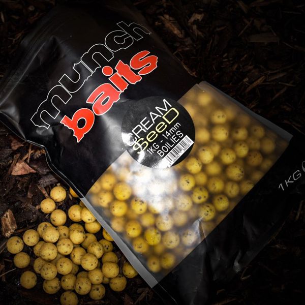 Munch Baits Cream Seed Boilies