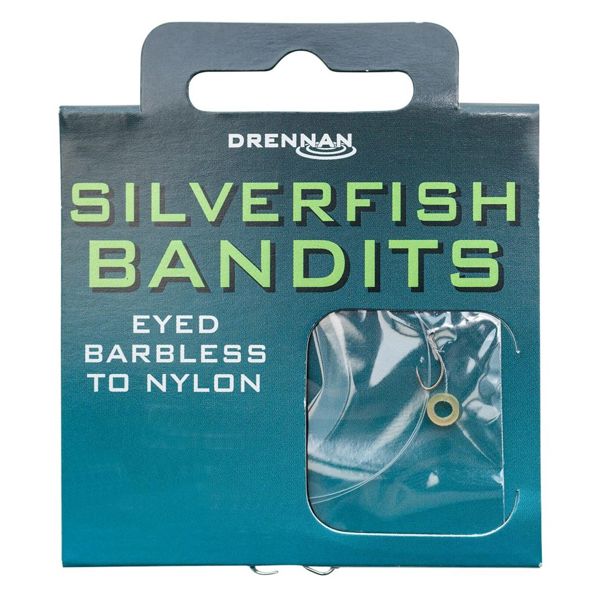 Drennan Bandits Silverfish Barbless Banded Hair Rigs