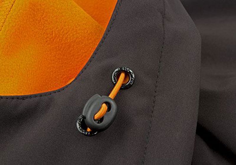 Fox Black/Orange Softshell Hoodies