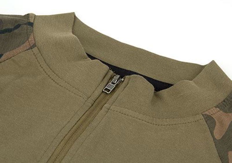 Fox Chunk Long Sleeve Zip Tops