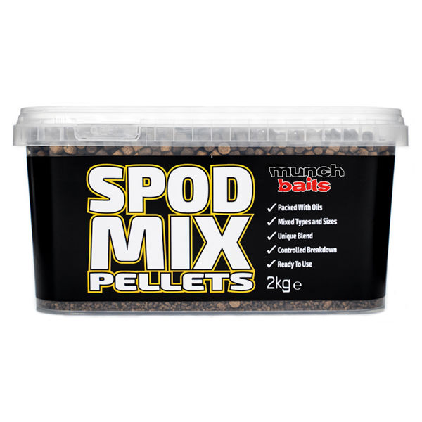 Munch Baits Spod Mix Pellets 2kg