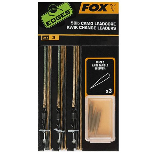 Fox Edges Camo Leadcore Kwik Change Leaders