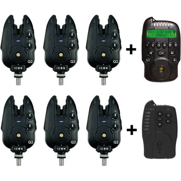 Wolf Icon Q2 Bite Alarm Sets