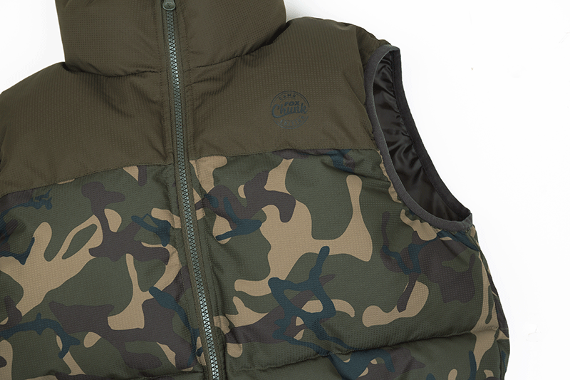 Fox Chunk Camo/Khaki RS 10K Gilet