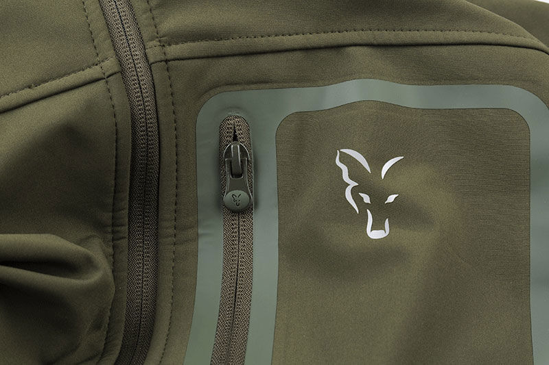 Fox Collection Green/Silver Softshell Hoody