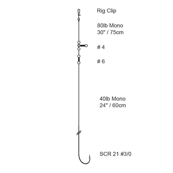 Cox & Rawle Pulley Rig 3/0