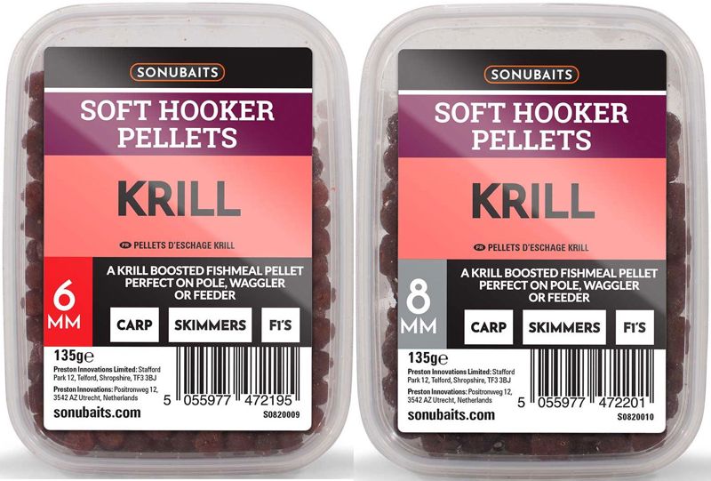 Sonubaits Krill Soft Hooker Pellets