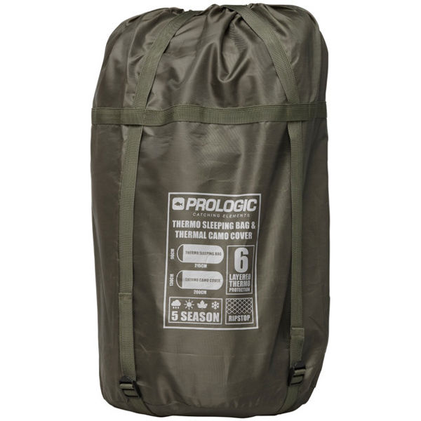 Prologic Element Comfort Sleeping Bag & Thermal Camo Cover