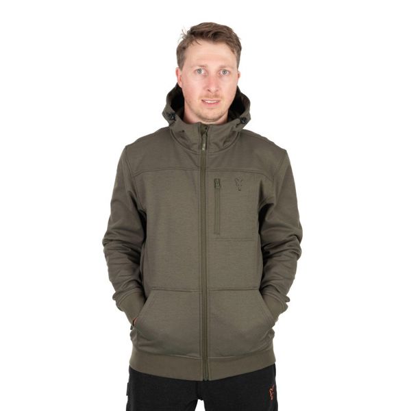 Fox Collection Soft Shell Jacket Green And Black