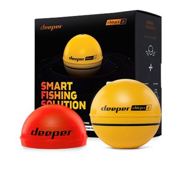 Deeper Smart Sonar Chirp+ 2 Fishfinder Yellow LTD Edition