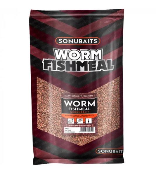 Sonubaits Worm Fishmeal Groundbait 2kg