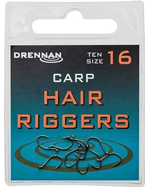 Drennan Hair Riggers Carp Barbless Eyed Hooks