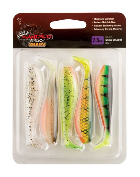 Fox Rage Zander Pro Shads Mixed Colour Packs