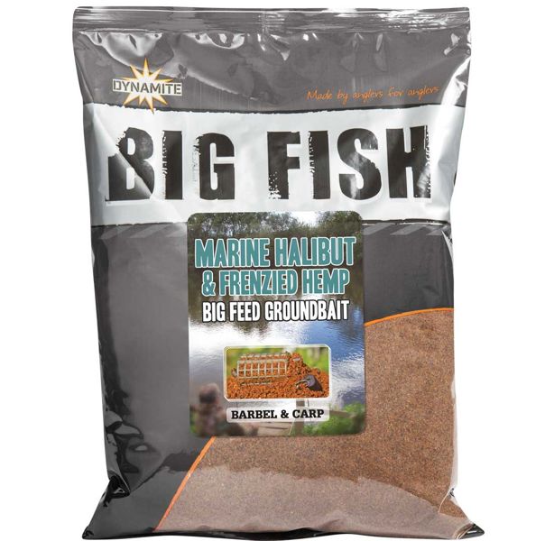 Dynamite Baits Big Fish Marine Halibut & Frenzied Hemp Groundbait