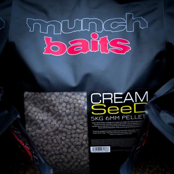 Munch Baits Cream Seed Pellets 1kg