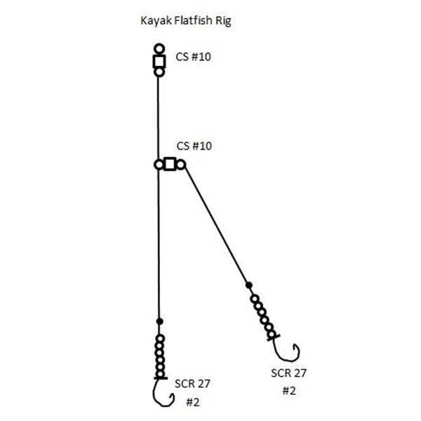 Cox & Rawle Kayak Flattie Rig