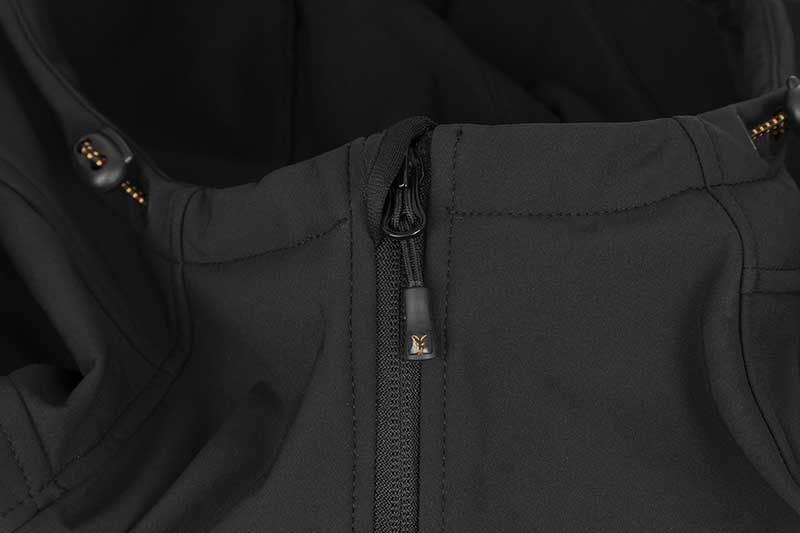 Fox Collection Black/Orange Softshell Hoody