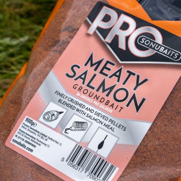 Sonubaits Pro Meaty Salmon Groundbait 900g