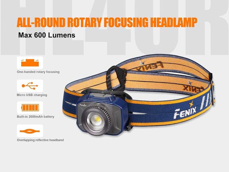 Fenix HL40R Rechargeable Focusing Headlamp