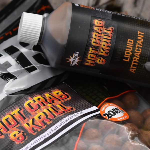 Dynamite Baits Hot Crab & Krill Liquid Attractant