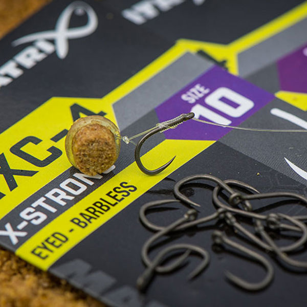 Matrix MXC-4 X-Strong Eyed Barbless Hooks