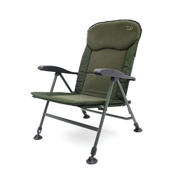 Daiwa Black Widow Adjustable Arm Chair